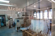 Eines der Ateliers im Kulturquadrat Schappe. (Bild: Nadia Schärli (Kriens, 19. September 2018))
