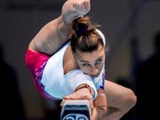 Erster Schweizer Meistertitel im Mehrkampf: die Tessinerin Ilaria Käslin (Bild: KEYSTONE/CHRISTIAN MERZ)