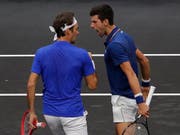 Der Wille war da bei Roger Federer (links) und Novak Djokovic (Bild: KEYSTONE/FR171507 AP/JIM YOUNG)
