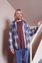 Markenzeichen kariertes Flanellhemd: Nirvana-Frontman Kurt Cobain
