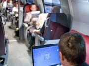 Bald schnelles Internet in den Fernverkehrszügen: SBB-Chef Andreas Meyer verspricht eine bessere Technologie als WLAN. (Bild: KEYSTONE/GAETAN BALLY)