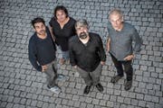 Hans-Peter Pfammatter, Catherine Huth, Nicola Romanò und Urban Mäder (von links). (Bild: Nadia Schärli, Luzern, 19. September 2018)