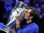 Wie 2018: Roger Federer gewinnt mit dem Team Europa auch die zweite Ausgabe des Laver Cup (Bild: KEYSTONE/FR171507 AP/JIM YOUNG)