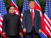 US-Präsident Donald Trump und der nordkoreanische Machthaber Kim Jong Un sollen sich in naher Zukunft erneut treffen. Dies sagte Trump am Montag am Rande eines Uno-Gipfels. (Bild: KEYSTONE/AP/EVAN VUCCI)