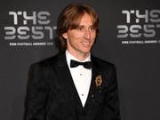 Der Beste in diesem Jahr: Luka Modric wurde in London als Weltfussballer des Jahres geehrt (Bild: KEYSTONE/EPA/FACUNDO ARRIZABALAGA)