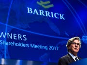 Fusion zum Branchenprimus im Goldminen-Industrie: Barrick Gold will sich mit über 6 Milliarden Dollar am Konkurrenten Randgold Resourcen beteiligen. (Archiv: Barrick CEO John L. Thornton) (Bild: KEYSTONE/AP The Canadian Press/NATHAN DENETTE)
