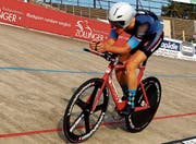 Mountainbiker Simon Vitzthum fühlt sich neuerdings auch auf der Bahn wohl: In Aigle gewann er seine erste Medaille an Schweizer Meisterschaften auf dem Parkett. (Bild: Archiv/IG Offene Rennbahn)