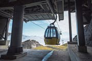 Gibt es dereinst eine Verbindung zwischen den drei Skigebieten? Im Bild die Bergstation der Melchsee-Frutt. (Bild: Urs Flüeler/Keystone (14. September 2018))