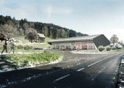 So soll der Werkhof in Udligenswil aussehen. Visualisierung: PD