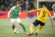 Kam zu seinem Startelf-Debut: Alessandro Kräuchi (links). (Bild: Patrick Hürlimann/Keystone)