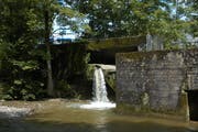 Das Regenbecken Töbeli steht bald im Zentrum der Bauarbeiten. (Bild: PD)
