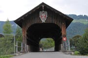Die Fadenbrücke in Buochs im Jahr 2015. (Bild: Matthias Piazza)
