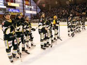 Ajoie musste sich im Derby gegen La Chaux-de-Fonds erstmals in dieser Swiss-League-Saison geschlagen geben (Bild: KEYSTONE/ROGER MEIER/ BIST)
