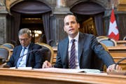Damian Müller während einer Debatte in der laufenden Herbstsession. (Bild: Peter Klaunzer/Keystone, Bern, 20. September 2018))