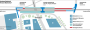 Geplante Ausbauten rund um den Bahnhof Mattenhof Kriens. Grafik: jn