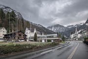 Die Bauparzelle in unmittelbarer Nähe des Parkhotel Vitznau, welche überbaut werden soll. (Bild: Pius Amrein (16. Dezember 2017))