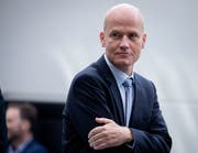 Der neue Unions-Fraktionschef Ralph Brinkhaus (CDU). Bild: Kay Nietfeld/Keystone (Berlin, 25. September 2018)