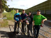 Die SG Spiringen vertrat den Kanton Uri; von links: Fabio Schuler, Silvan Gisler, Stefanie Arnold und Ivan Gisler. (Bild: PD)