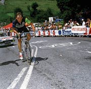 Beat Breu in seinem Element am Giro d’Italia 1992. (Bild: Imago)