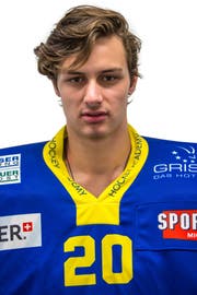Flavio Allenspach, Nachwuchsgoalie des HC Davos. (Bild: PD)