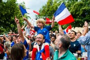 Jubeln die Fans von Weltmeister Frankreich auch an der EM 2024? (Bild: Keystone)