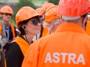 Energiewende, Tunnels und Strassen: Die abtretende Bundesrätin Doris Leuthard wird von allen Seiten für ihre Verdienste gewürdigt. (Bild: KEYSTONE/URS FLUEELER)
