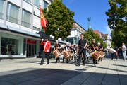 Der Umzug durch die Stadt kam bei den meisten Wilern gut an. (Bild: PD)