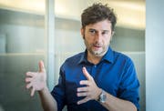Geschäftsführer Fabio Müller in den Räumen der Stiftung Zukunft Thurgau in Weinfelden. (Bild: Andrea Stalder)