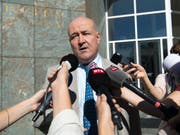 Staatsanwalt Eric Cottier hatte sich anfänglich vehement für eine lebenslängliche Verwahrung des Mörders von Marie ausgesprochen. Nun wird der Mann in eine ordentliche Verwahrung geschickt. (Bild: KEYSTONE/LAURENT GILLIERON)