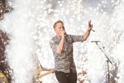Da konnten sie schon mal etwas Hallenstadion-Luft schnuppern: Hecht spielte bei den Swiss Music Awards. (Bild: Keystone/Ennio Leanza (Zürich, 10. Februar 2017))