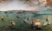 Der Hafen von Neapel ist ein hunderprozentig echter Bruegel, was bisher laut dem Kurator fraglich war.