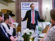 Benedikt van Spyk, Vize-Staatssekretär des Kantons St. Gallen, führte durch die Sicherheitsaspekte des eVotings. (Bild: Sascha Erni)