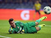 Diego Benaglio kann die Niederlage bei Saint-Etienne nicht verhindern (Bild: KEYSTONE/AP/LUIS VIEIRA)