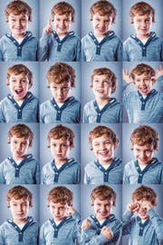 Fotografien für die ID oder den Pass: Augen auf, geradeaus schauen und keine Zähne zeigen. (Bild: Getty)
