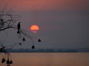 Abendstimmung im Akagera-Nationalpark in Ruanda. Der Park trauert um einen bekannten Elefanten. (Bild: KEYSTONE/AP/BEN CURTIS)