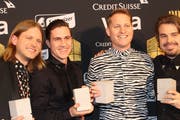 Die Hechte am Swiss Music Award. (Bild: Lara Abderhalden)