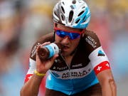 Silvan Dillier stürzte im Training und muss auf die Rennen in Kanada verzichten (Bild: KEYSTONE/EPA/SEBASTIEN NOGIER)
