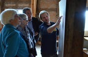 Grosses Interesse weckte am Tag der offenen Tür das spezielle, dreistöckige Dachgeschoss im Hof zu Wil. (Bilder: Christoph Heer)