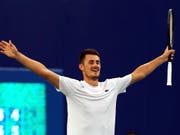 Auf dem Weg zurück in die Elite: das einstige Wunderkind Bernard Tomic (Bild: KEYSTONE/AP CHINATOPIX)