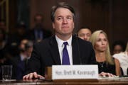 Brett Kavanaugh am vergangenen Donnerstag im US-Senat. (Bild: Win McNamee/EPA)
