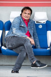 Der Präsident des FC Sion, Christian Constantin, beim Super League Meisterschaftsspiel zwischen dem FC Luzern und dem FC Sion vom Sonntag 30. September 2018 in Luzern. (Bild: Urs Flüeler/Keystone)