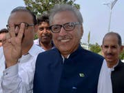 Der 69-jährige Arif Alvi ist neuer Präsident von Pakistan. (Bild: KEYSTONE/AP/ANJUM NAVEED)