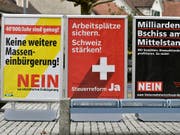 Im Februar 2017 haben die Gegner der Unternehmenssteuerreform III gewonnen. Im zweiten Anlauf soll die Reform gelingen. Der Kompromiss steht aber auf wackligen Beinen. (Bild: KEYSTONE/WALTER BIERI)