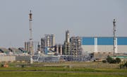 Blick auf eine Anlage des Sasol-Energiekonzerns in Johannesburg. (Bild: Kim Ludbrook/EPA; 3. Januar 2017)