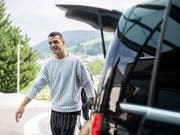 Lässt sich die Laune trotz Kritikern nicht verderben: Der Schweizer Mittelfeldstratege Granit Xhaka (Bild: KEYSTONE/ENNIO LEANZA)