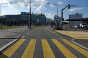Die Unfallstelle beim Seetalplatz. (Bild: Luzerner Polizei (Emmenbrücke, 4. September 2018))