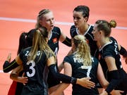 Das junge Schweizer Team kann in Montreux auf internationalem Topniveau wichtige Erfahrungen sammeln (Bild: KEYSTONE/JEAN-CHRISTOPHE BOTT)