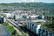 Der ZVB-Stützpunkt an der Aa bleibt, wo er ist. (Bild: Stefan Kaiser (Zug, 24. April 2018))
