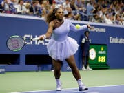 Serena Williams steht in ihrem neunten US-Open-Final in New York (Bild: KEYSTONE/AP/SETH WENIG)
