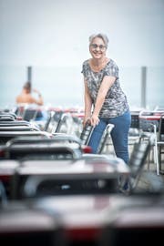 Isabella Szucher wirtet seit zehn Jahren als Geschäftsführerin der Seebad Gastro GmbH im Seebad-Restaurant in Romanshorn. (Bild: Reto Martin)